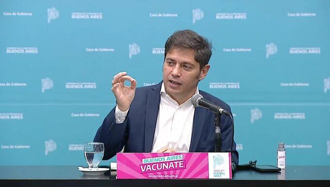 Axel Kicillof anunció nuevas medidas. 