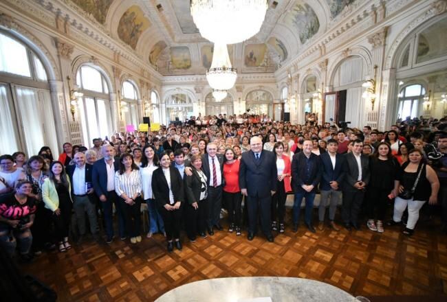 Acto en el Salón Blanco de Casa de Gobierno