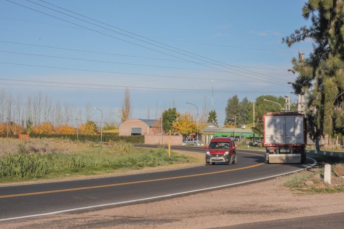 Repavimentaron el tramo con mayor tránsito en la ruta 160 en San Rafael.