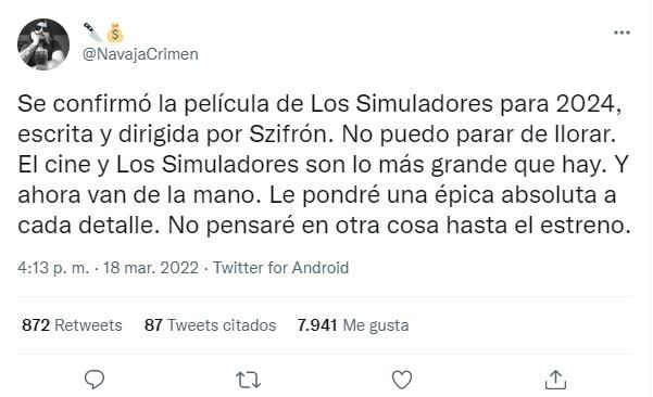 La reacción de los fans por la película de Los Simuladores