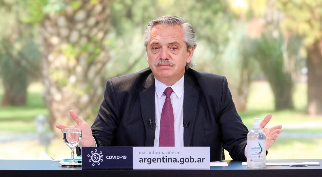 Alberto Fernández anunció que tiene coronavirus. (Foto / Presidencia)