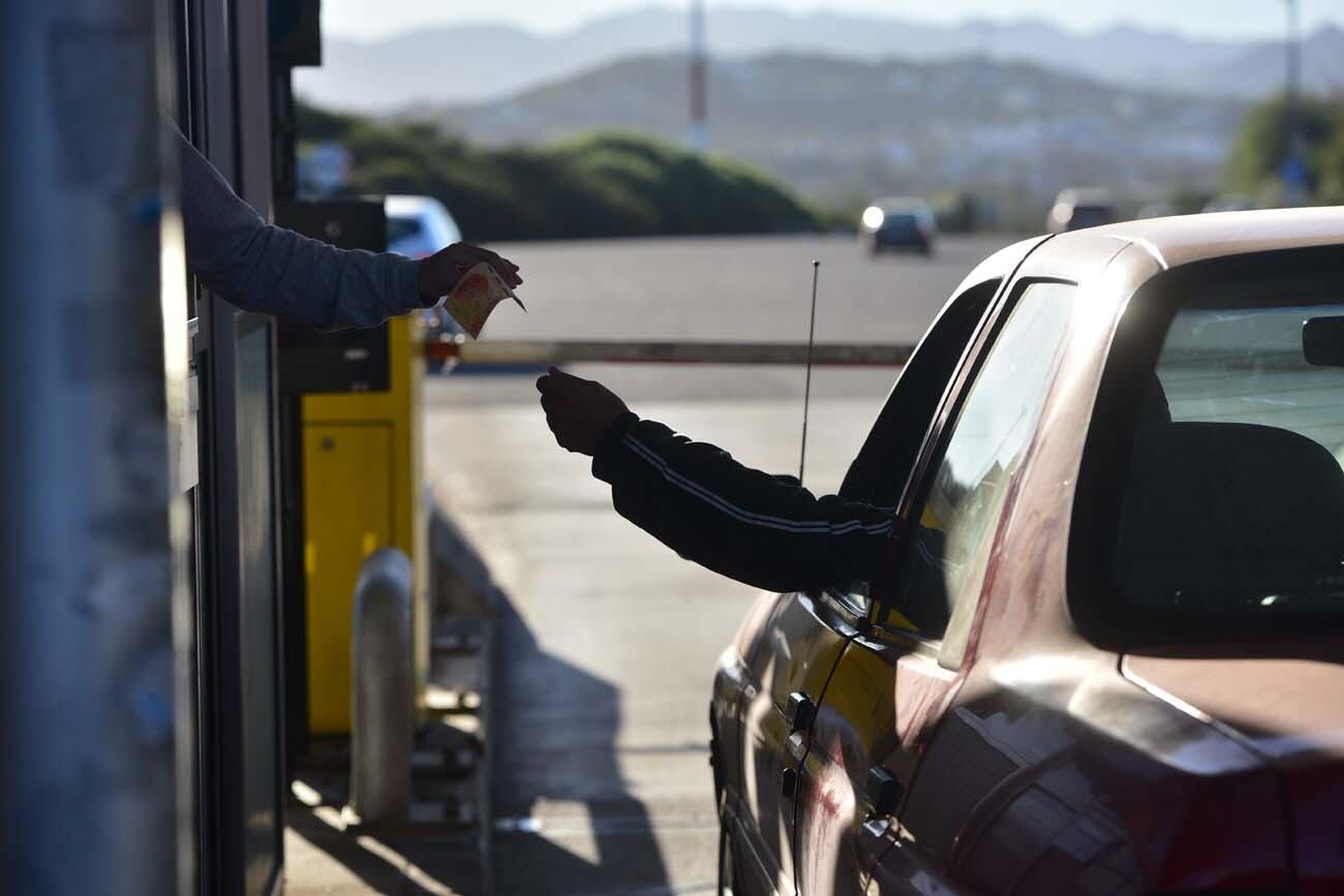 En una década, la cantidad de vehículos que pasa por la estación de peaje de la ruta E-55 se incrementó un 97,5% (José Gabriel Hernández / La Voz).