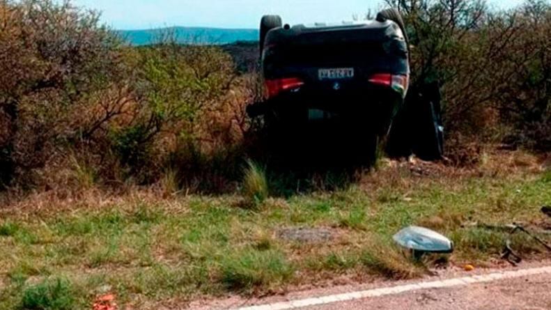 La camioneta BMW X1 que manejaba Oscar González.