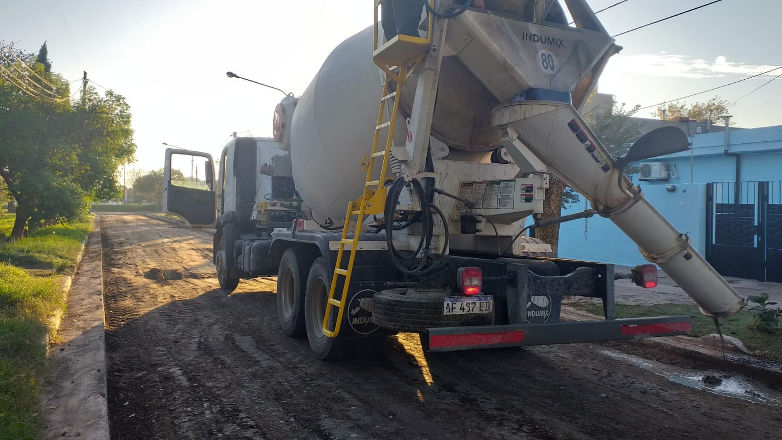 Comenzó la obra de pavimentación del  Pasaje Maestro  Slebos  en el Barrio Atepam de Tres Arroyos