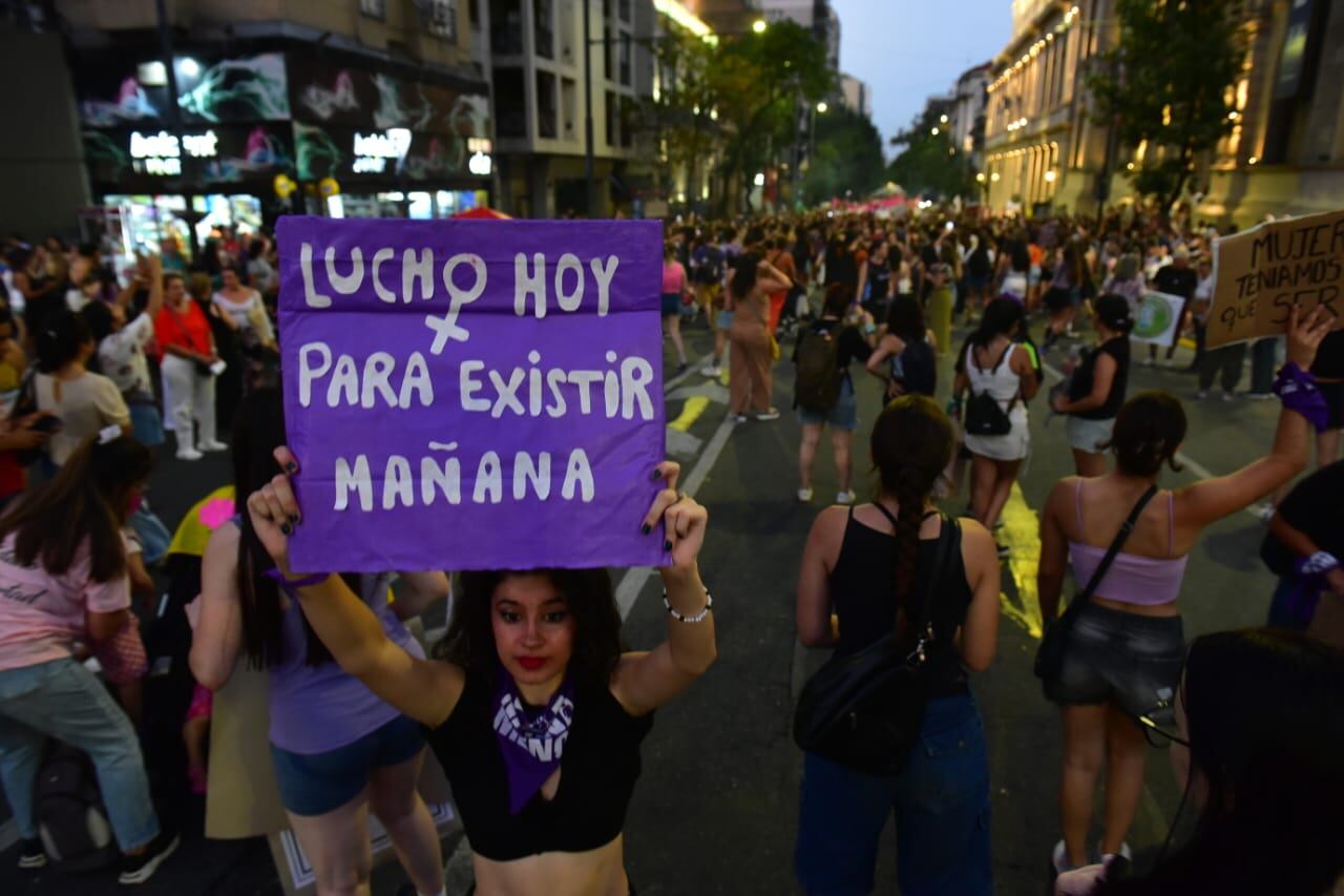 La marcha 8M en Córdoba. (LaVoz).