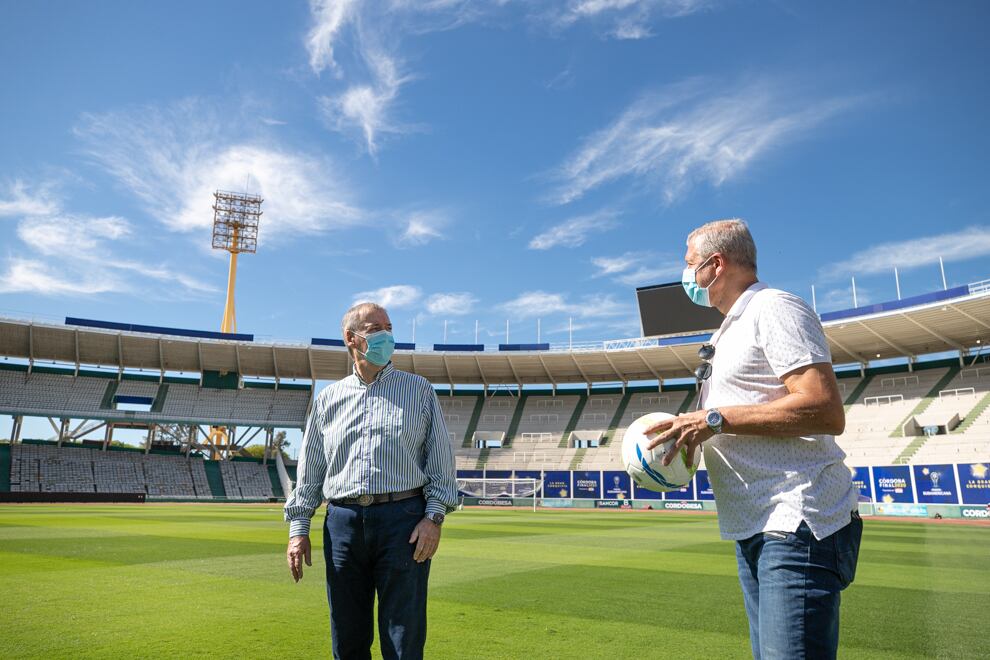 Juan Schiaretti recorrió las instalaciones del escenario mayor del deporte cordobés (Prensa Gobierno)