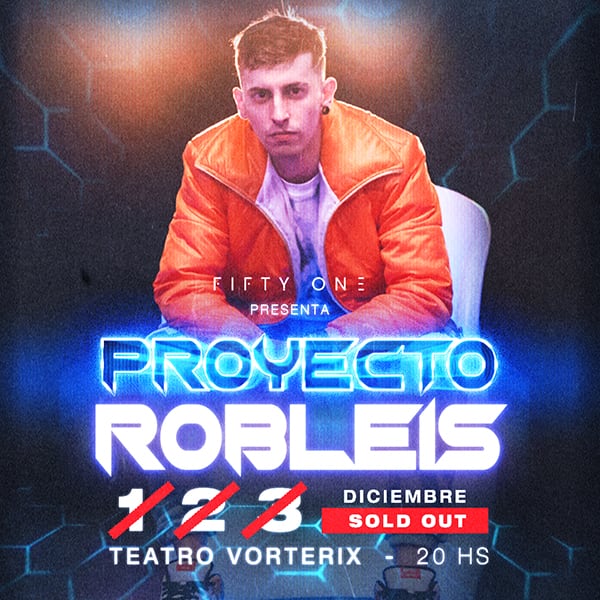 Robleis en el Teatro Vorterix.