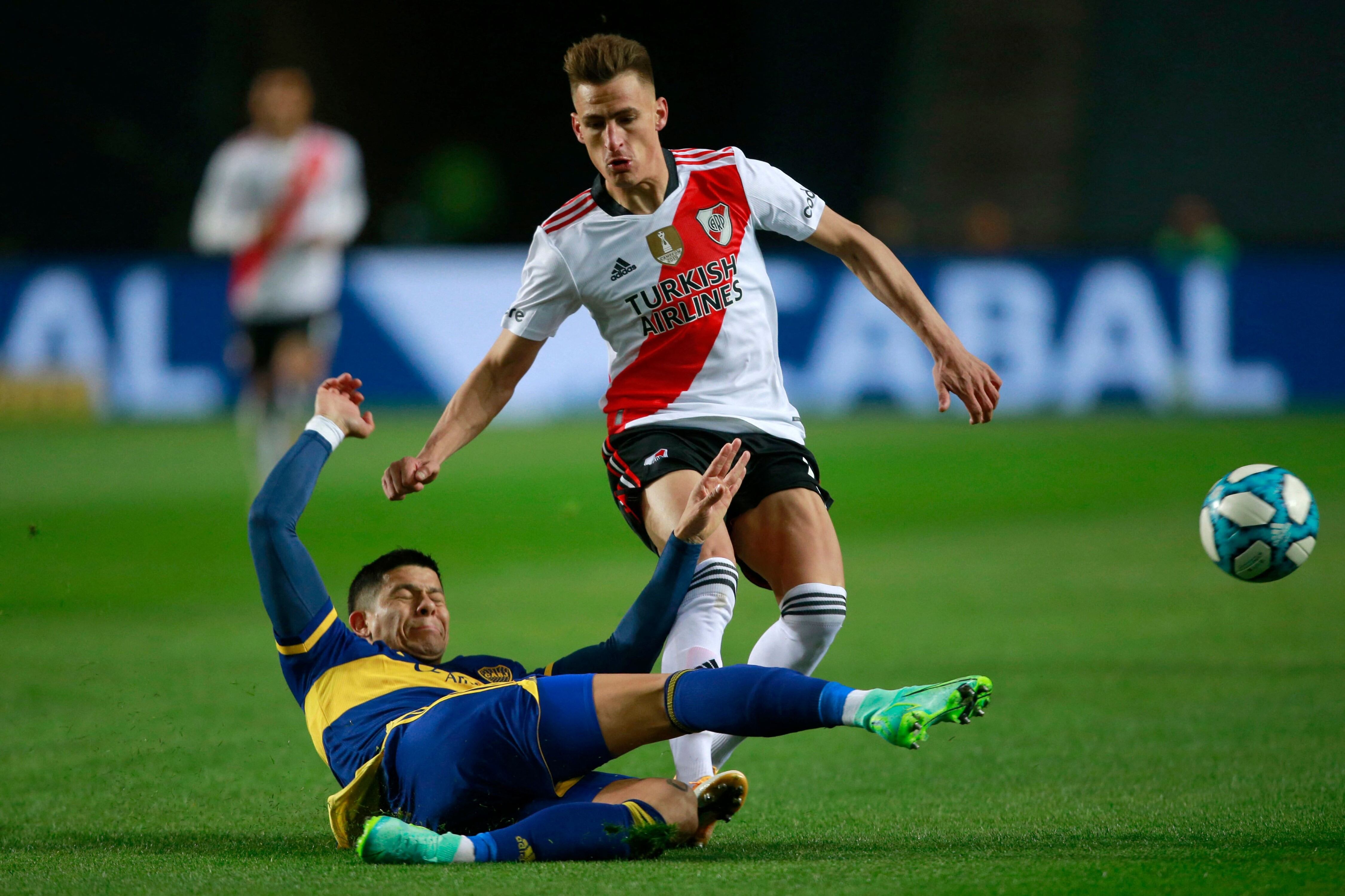 River y Boca se miden en la Plata por la Copa Argentina.