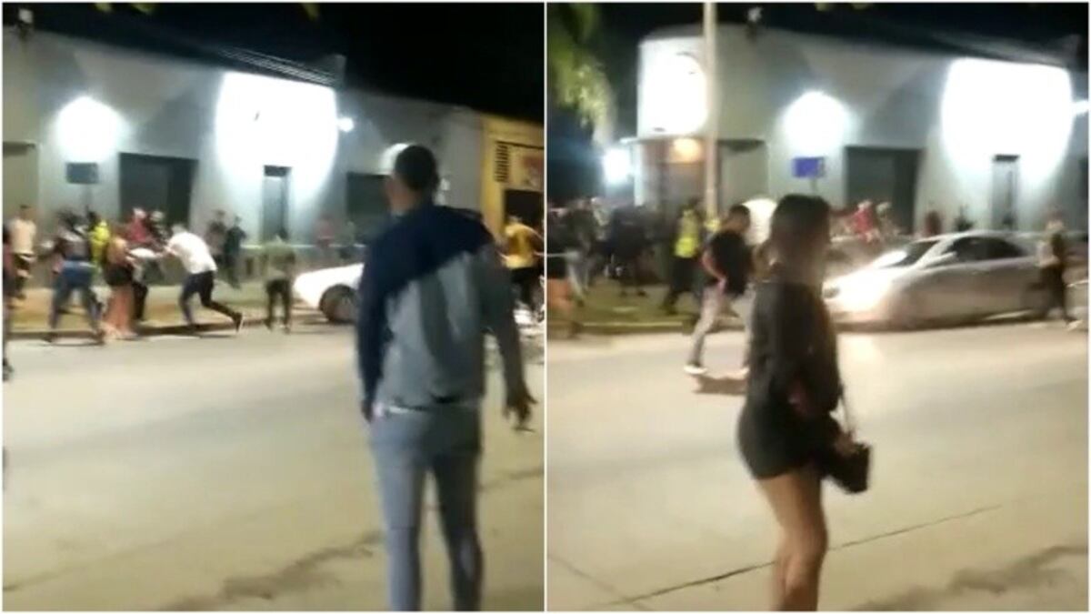 Video viral: quiso escapar de una pelea callejera y atropelló a una chica con el auto en Timbúes