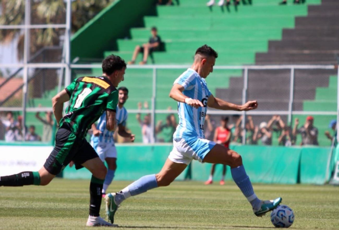 Racing de Nueva Italia visitó a San Martín de San Juan por la jornada 38 de la Zona A en la Primera Nacional. (Prensa Racing)