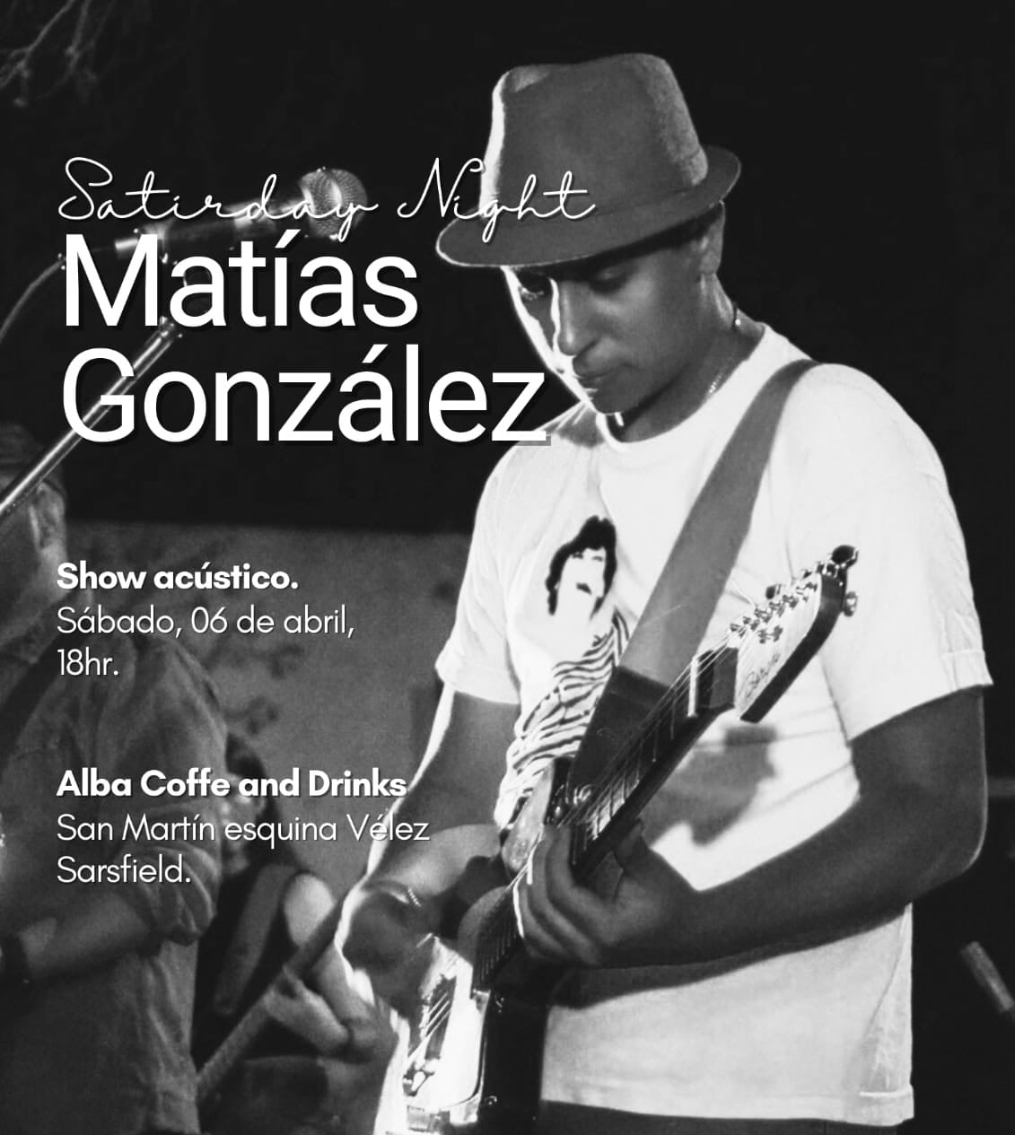 Matías González músico Arroyito