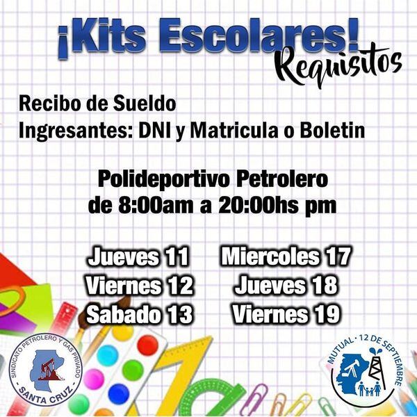 Reempadrona afiliados para la entrega de Kit escolares