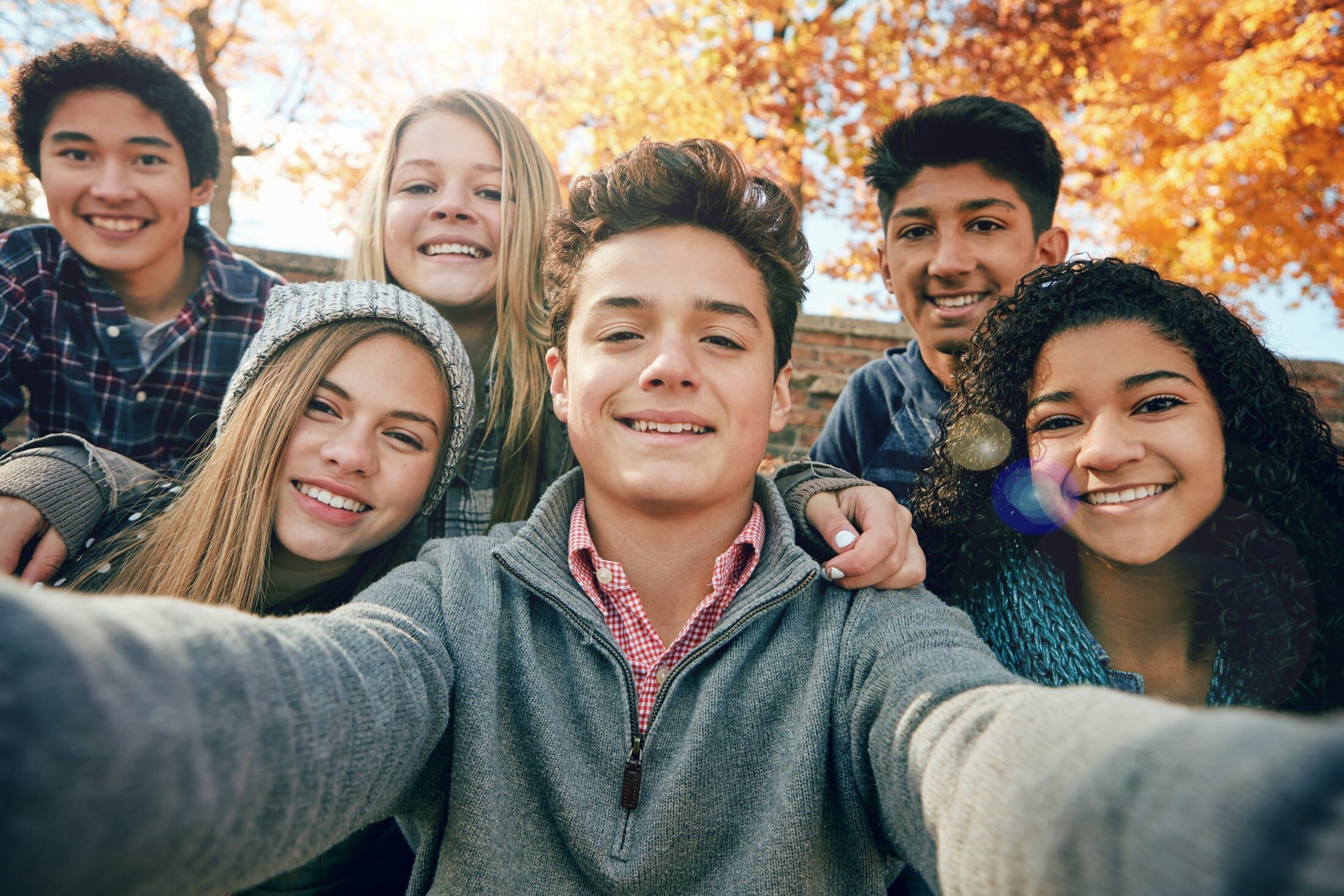 Adolescentes de la "Generación Z".