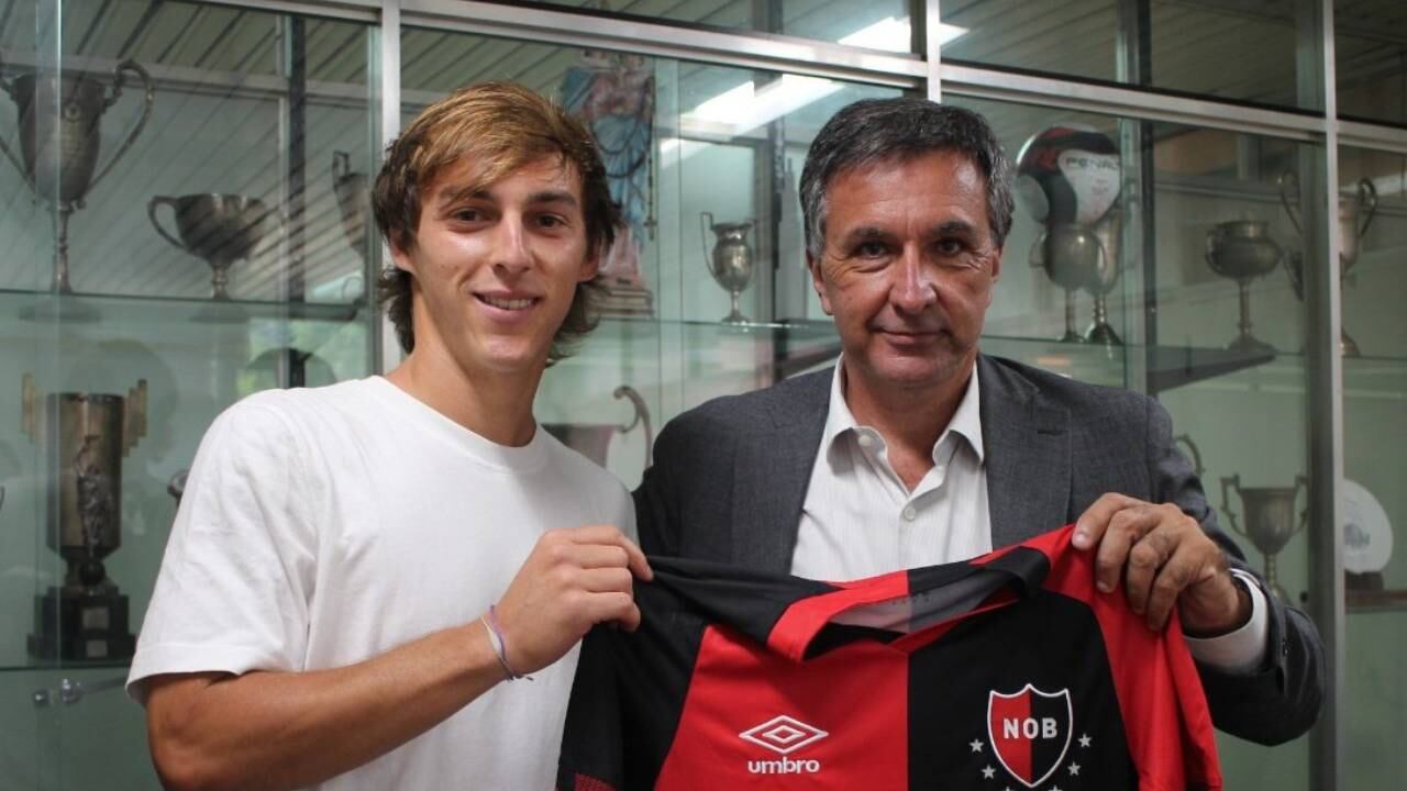 Jerónimo Cacciabue renovó contrato con Newell's. (Prensa Newell's)