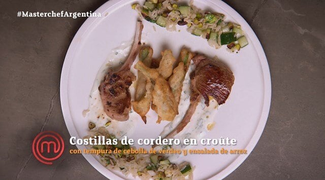 El plato que presentó Daniela