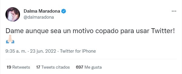 La respuesta de Dalma Maradona