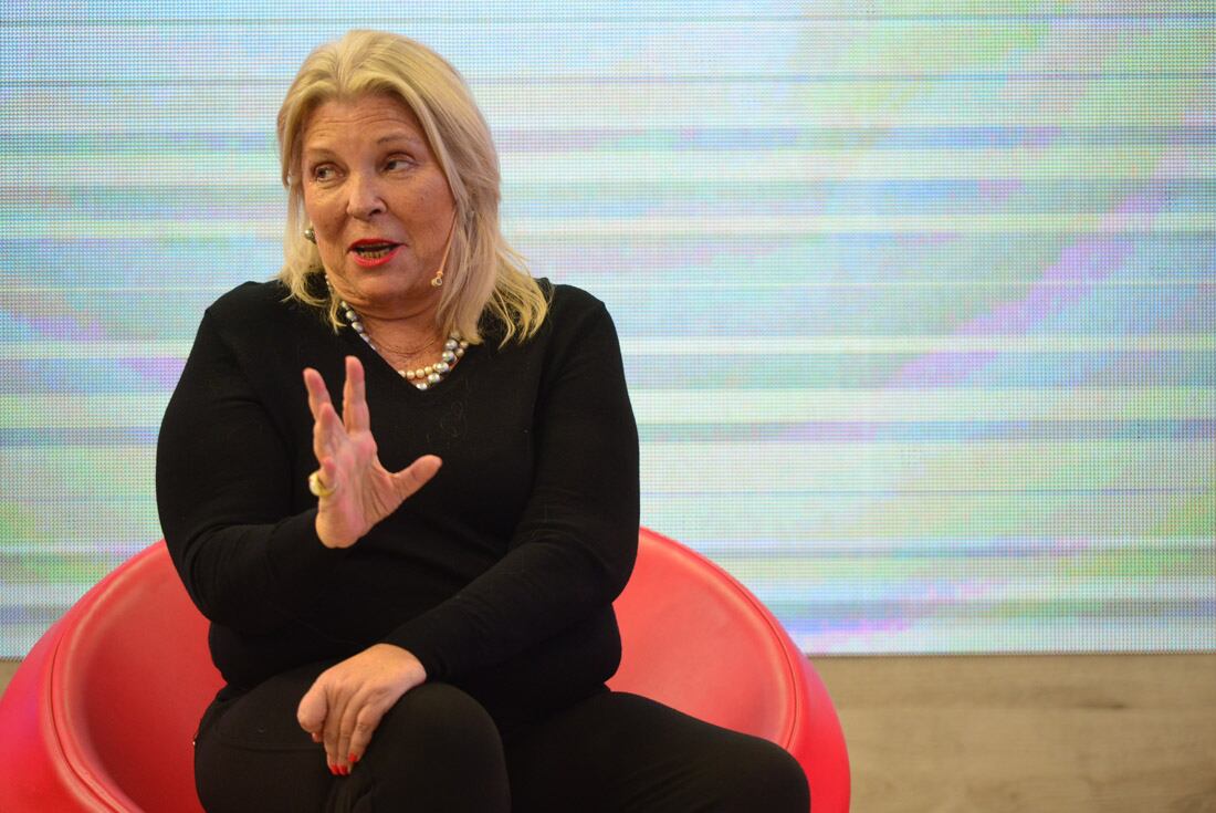 Elisa Carrió cuestionó la política económica del Gobierno. 