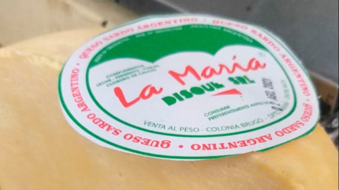 Queso sardo argentino "La María". (Gobierno de Santa Fe)