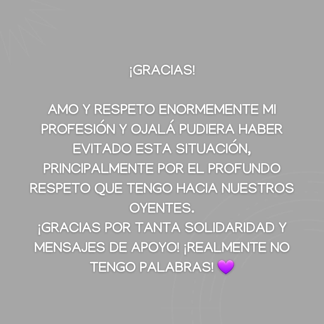 Qué dijo Laura Kretschmen sobre la violenta situación que vivió en la radio.