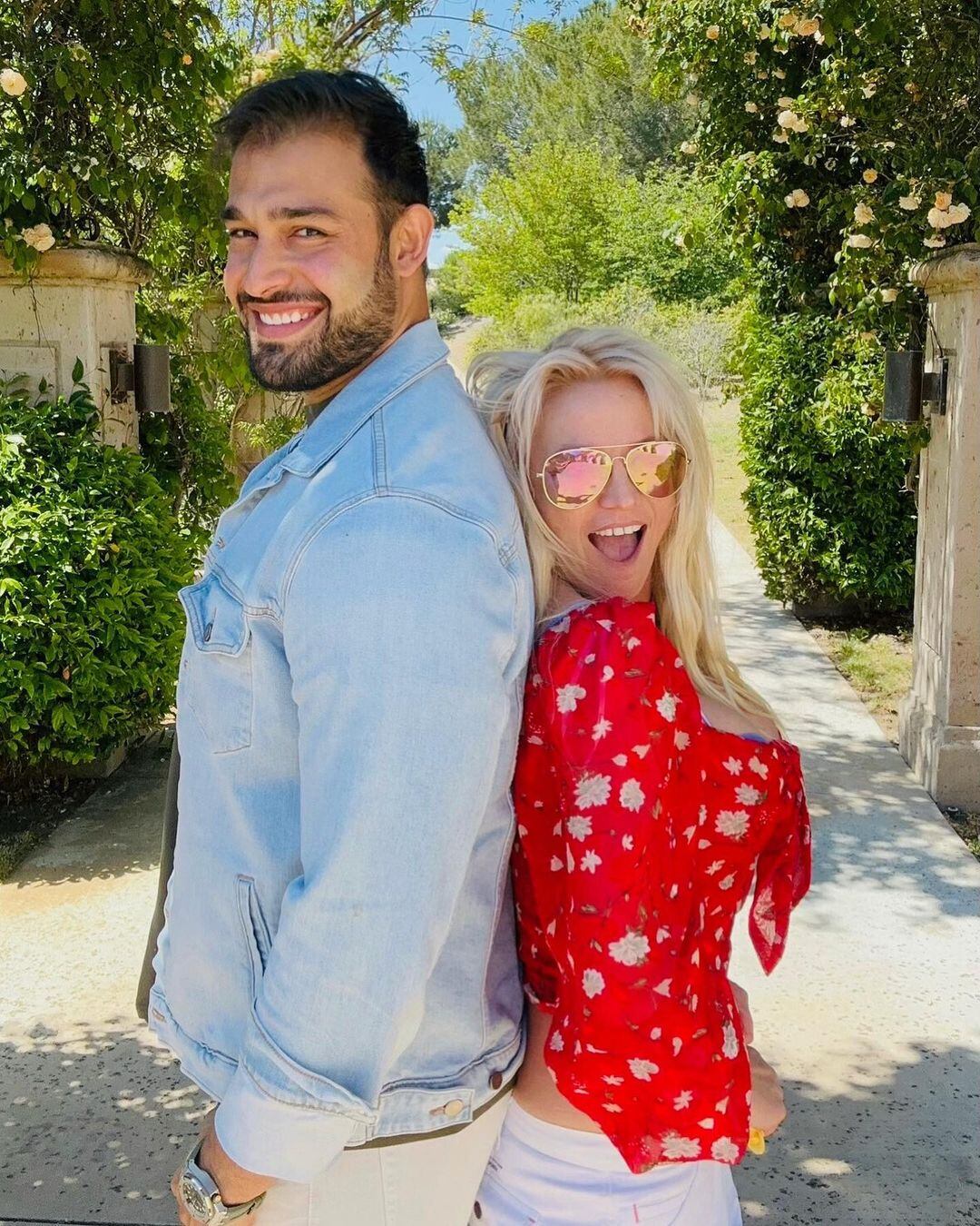 Britney Spears y Sam Asghari