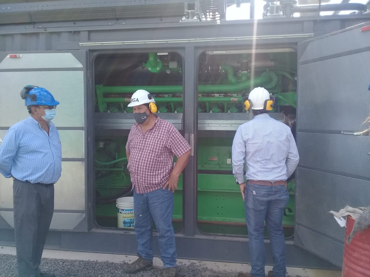 El intendente Sánchez visitó la Bioeléctrica General Alvear