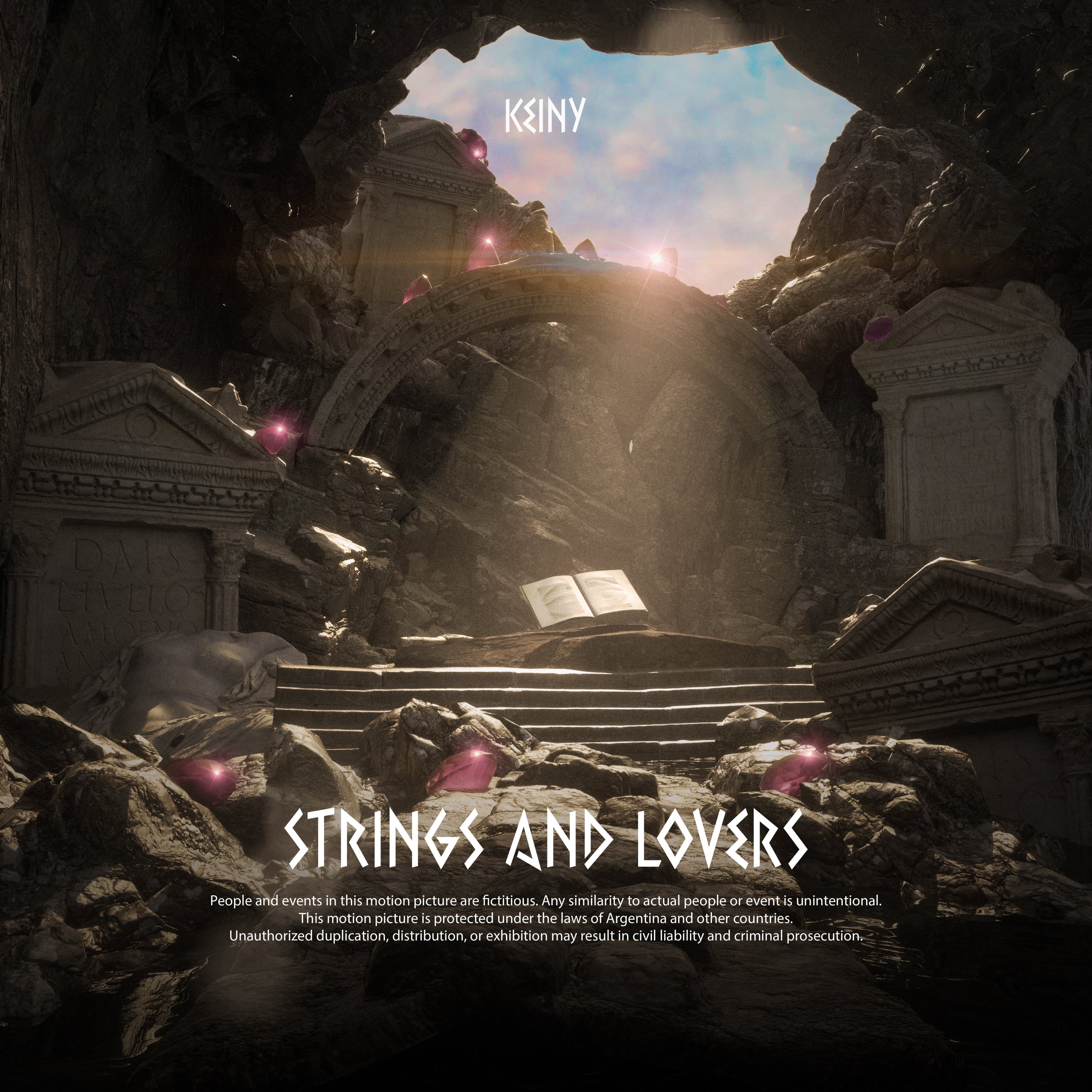 La portada del nuevo EP de Keiny titulado "Strings and Lovers".