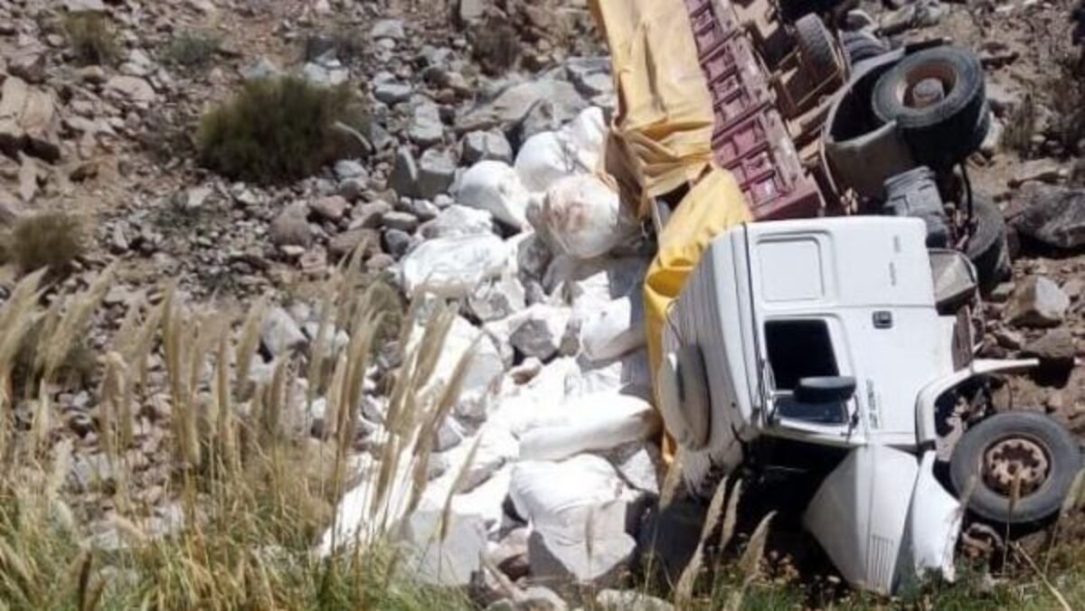 Un camionero se salvó de milagro luego de caer 40 metros