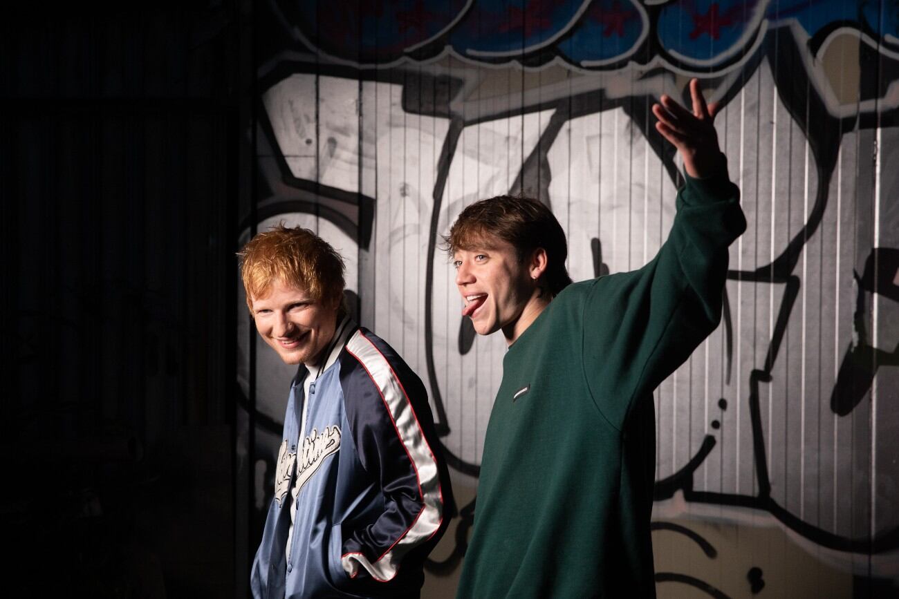 Paulo Londra y Ed Sheeran, otra vez juntos. (Mark Surridge/ Cortesía Warner Music Latina/ BUENA Productora)