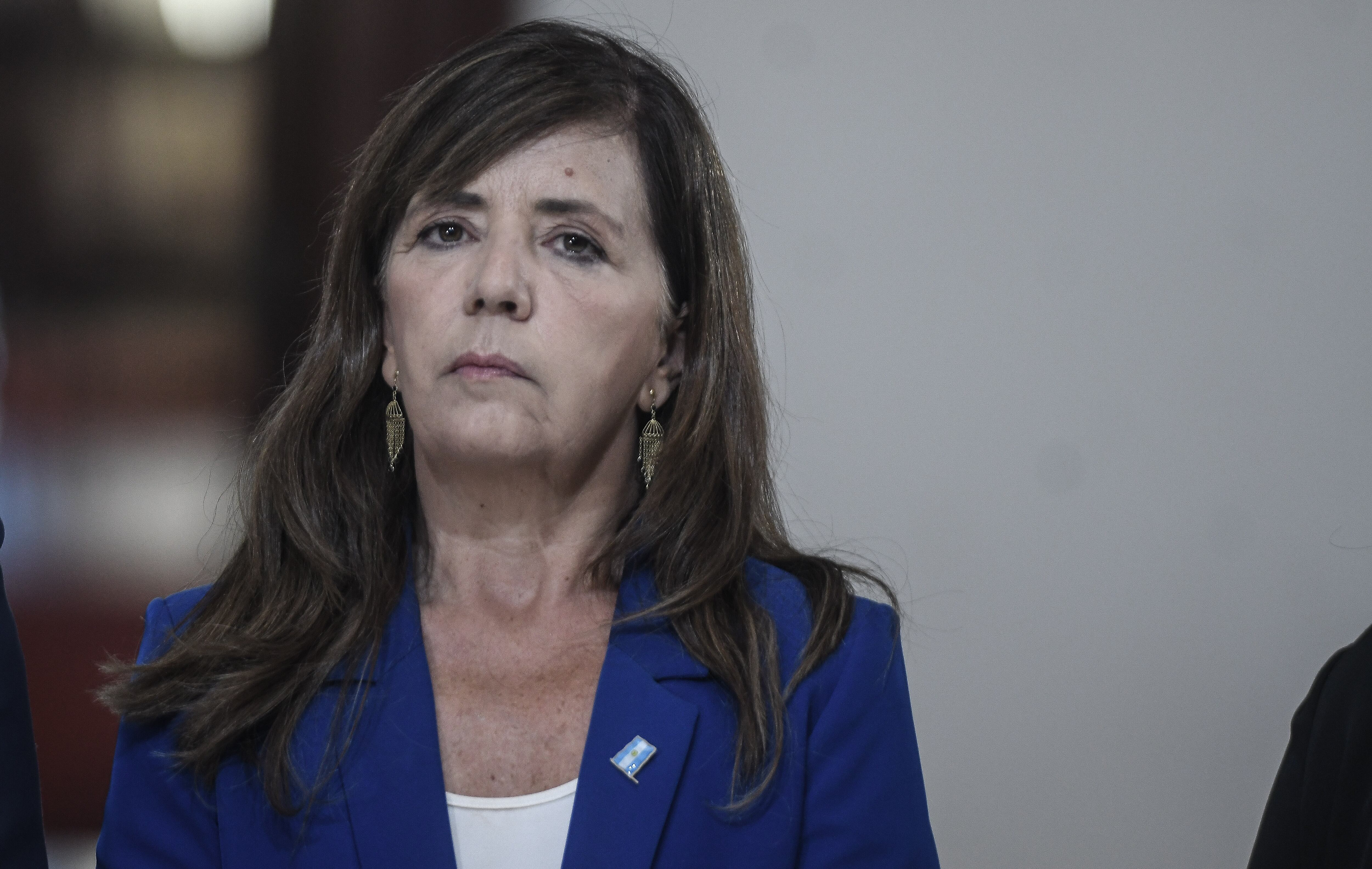 Gabriela Cerruti, la portavoz del Gobierno. 