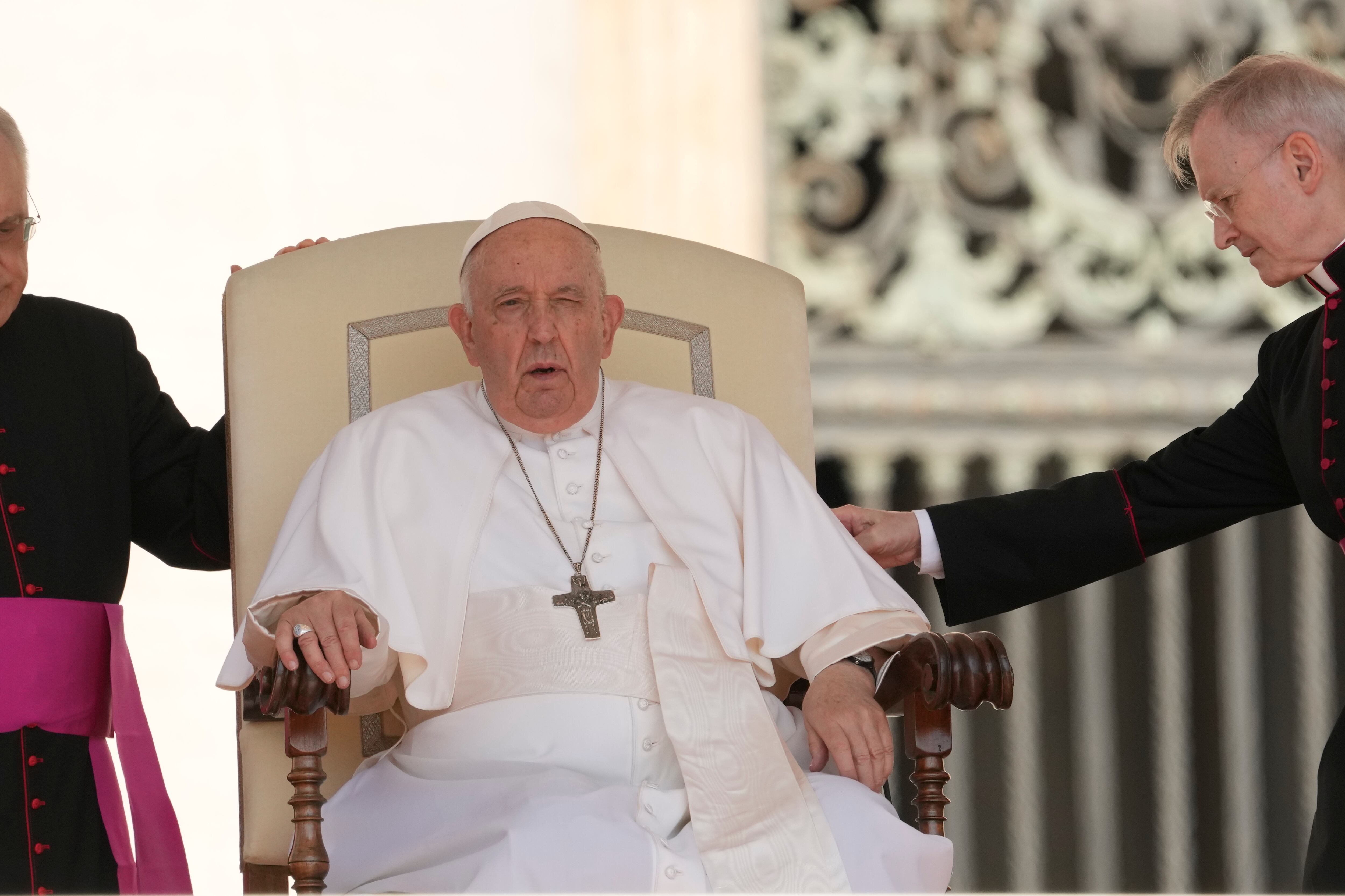 El Papa agradeció el apoyo que recibió de los fieles. Foto: AP / Andrew Medichini.