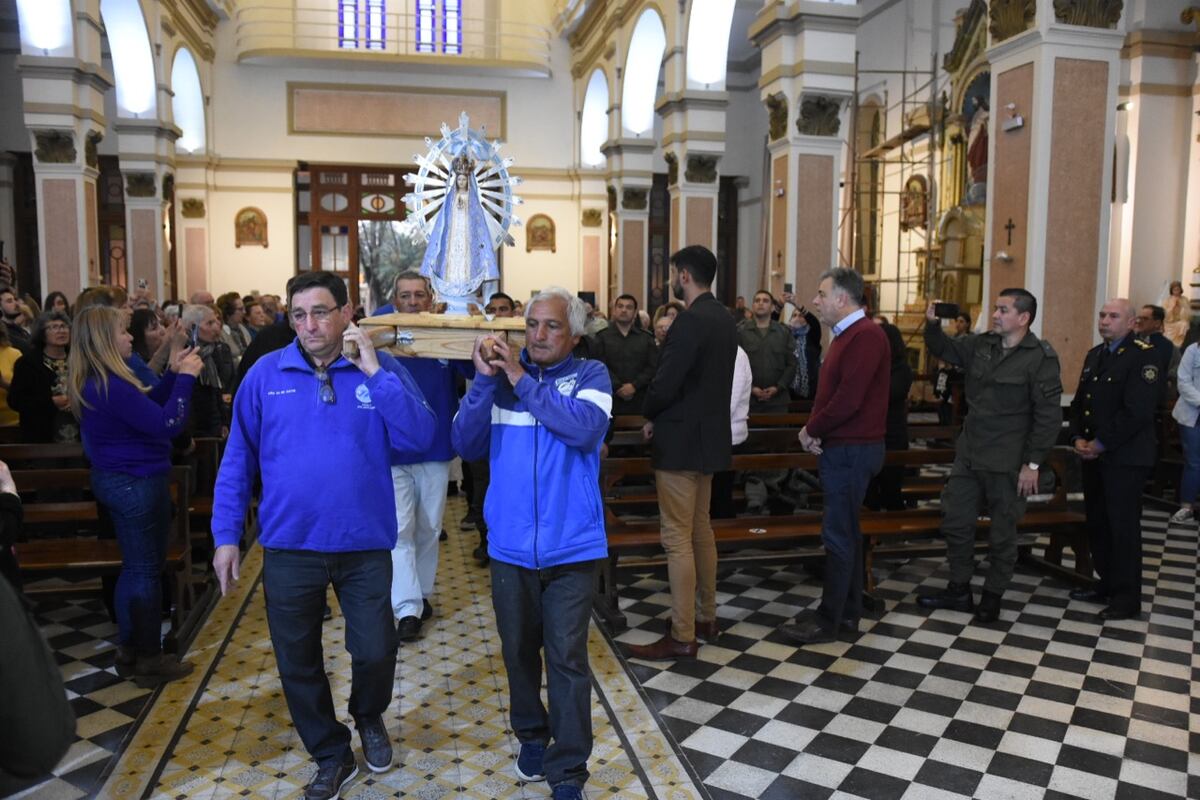 La “Virgen Malvinera” pasó por Rafaela