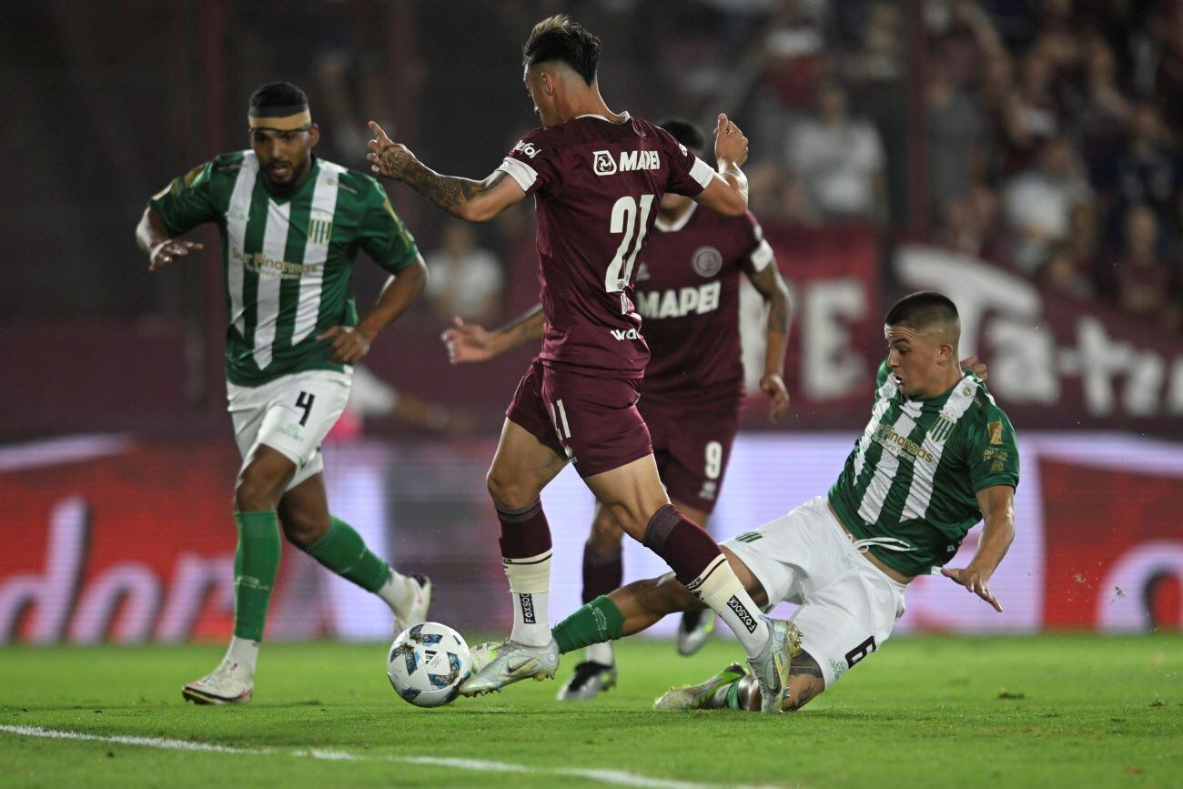 Lanús y Banfield se vieron las caras, este domingo, por la séptima fecha de la Copa de la Liga Profesional. (Prensa Lanús)