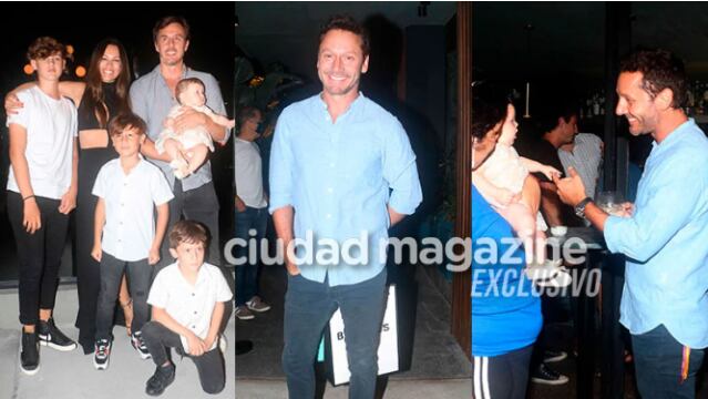 Benjamín Vicuña en el cumpleaños de Pampita.