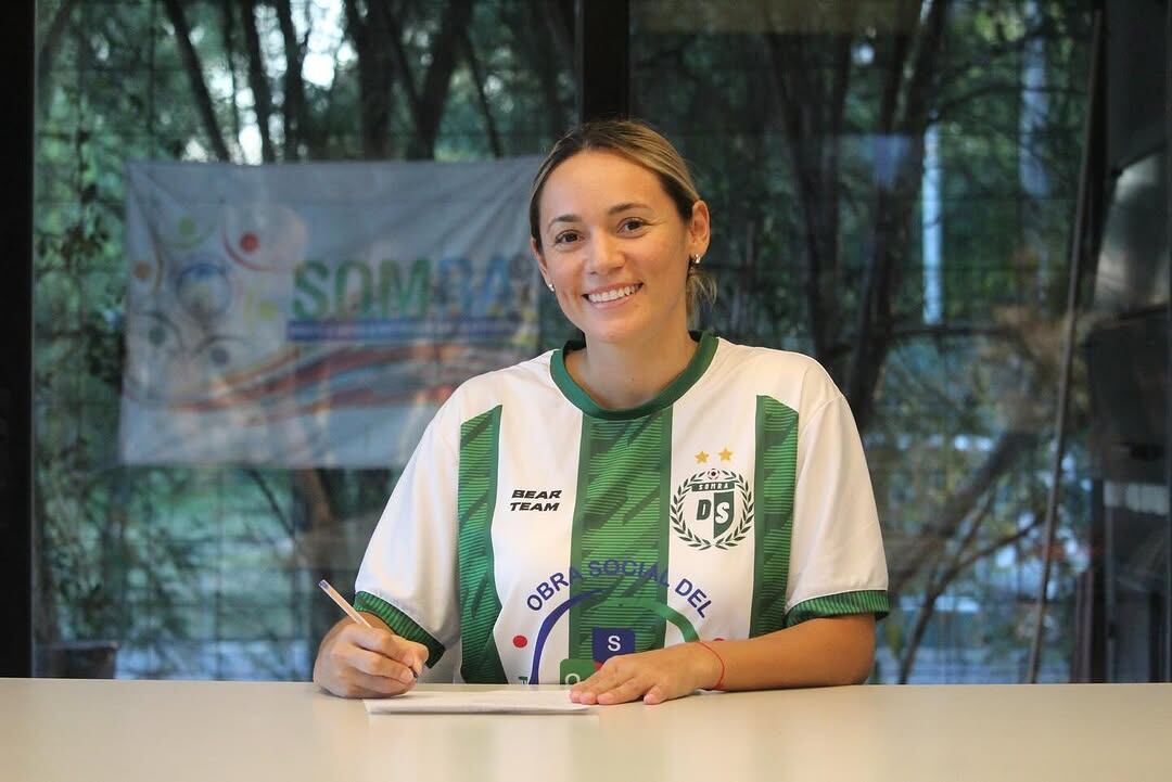 Rocío se sumó al plantel de Deportivo Somra.