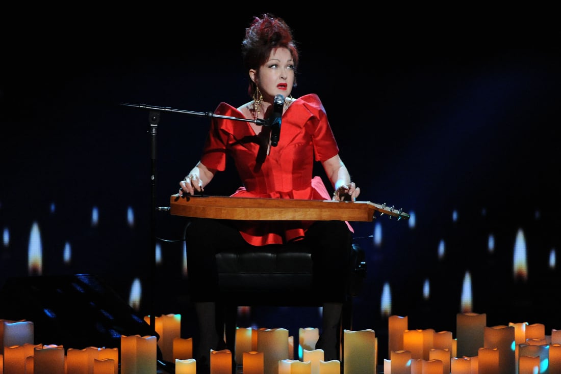 Cyndi Lauper en los premios Tony de 2013. (AP) .