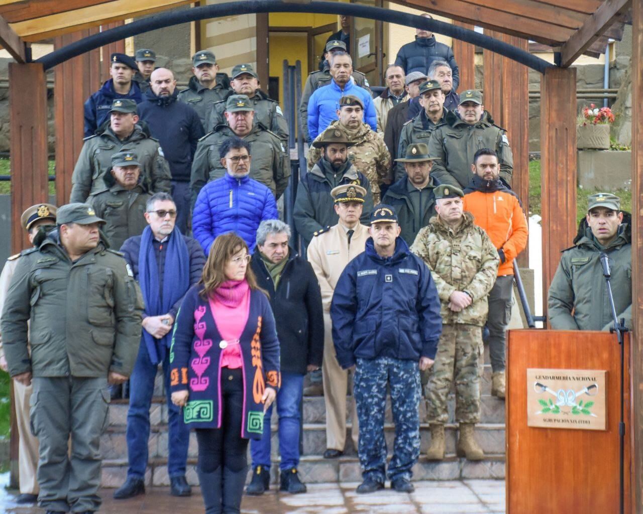 Acto por el 39° aniversario de la creación del Escuadrón Núcleo 44 “Ushuaia”