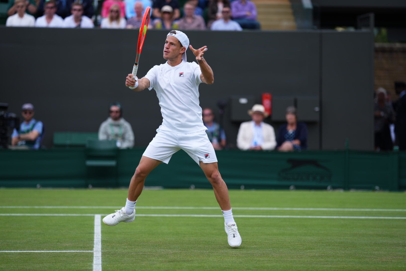 Diego Schwarztman fue el último argentino en quedar eliminado de Wimbledon.