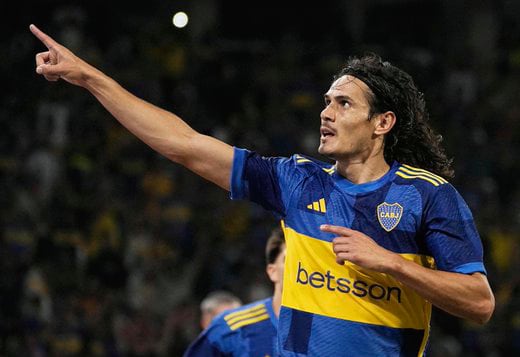 Cavani metió el 1 a 0 de Boca ante Central Norte. (Boca).