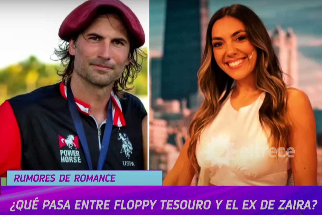 Floppy Tesouro y Jakob Von Plessen enfrentan rumores de relación. (Captura El Trece)