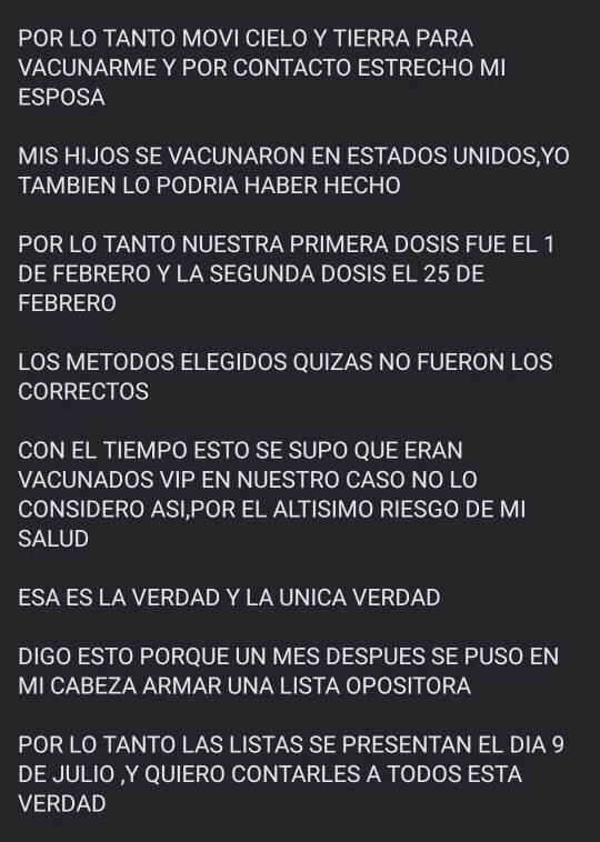 La polémica confesión de Omar Antonelli