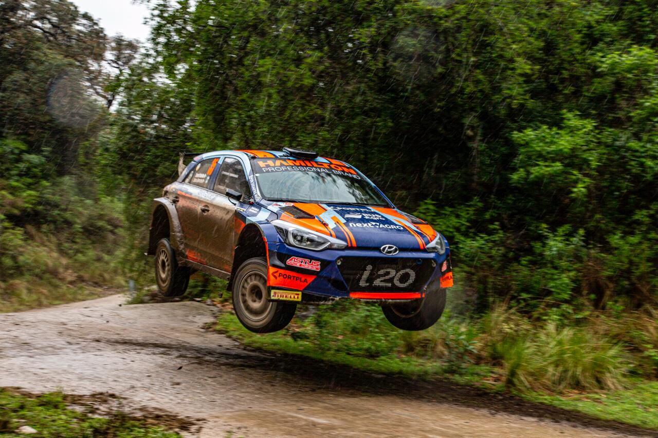 En su Hyundai i20 Rally2, Baldo buscará ahora el título cordobés en la clase mayor. (Rally Argentino)