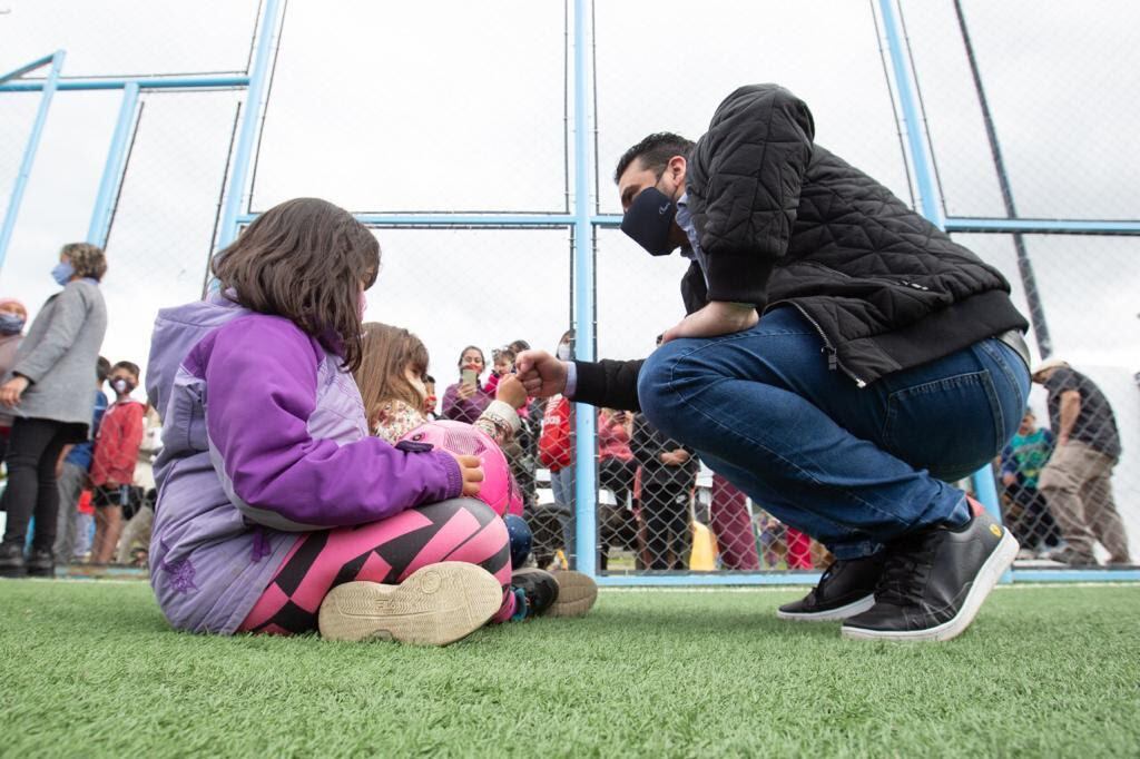 El Intendente Walter Vuoto inauguró el playón deportivo del B° Libertador