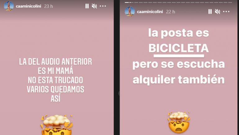 La hija de la mujer que envió el audio confirmó que pronunció la palabra “bicicleta”.  