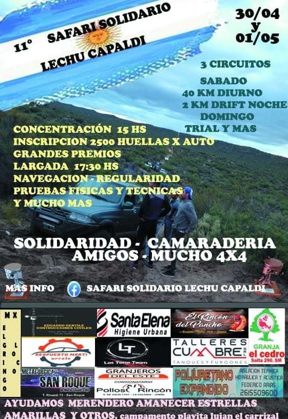 Lo que se viene en Safari Solidario en Mendoza.