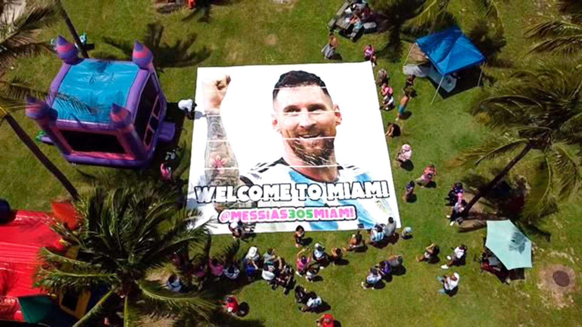 El recibimiento de Messías 305 para el campeón del mundo