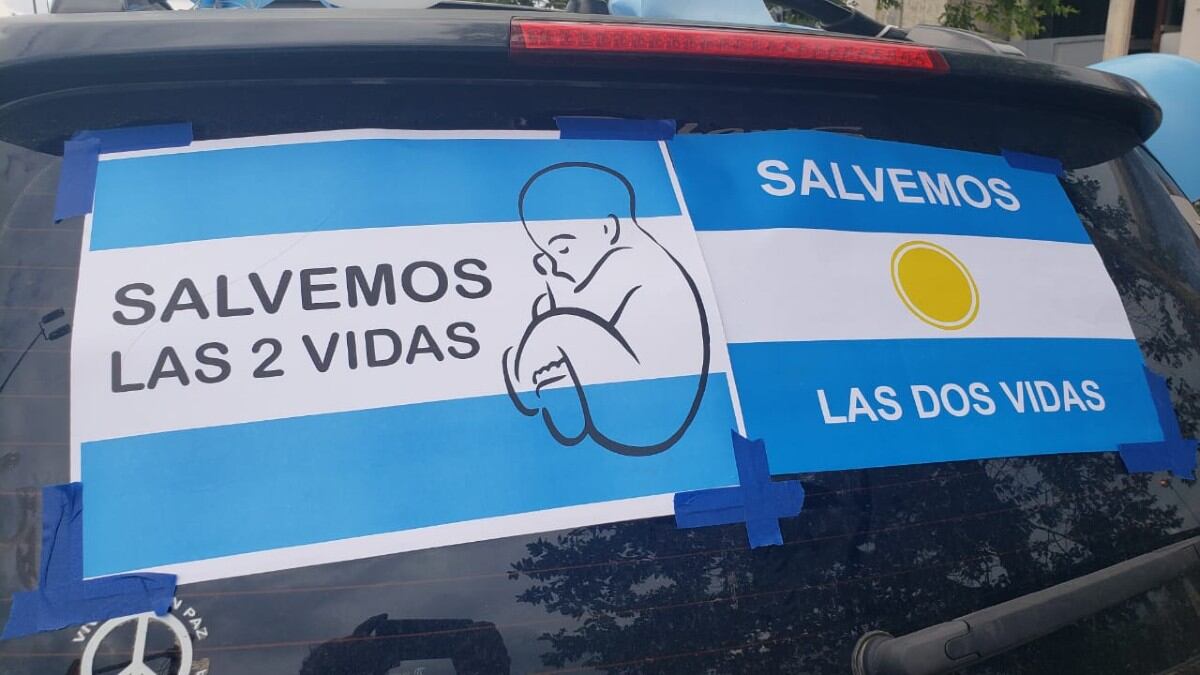 “Salvemos las dos vidas”: marchan en Córdoba contra la legalización del aborto