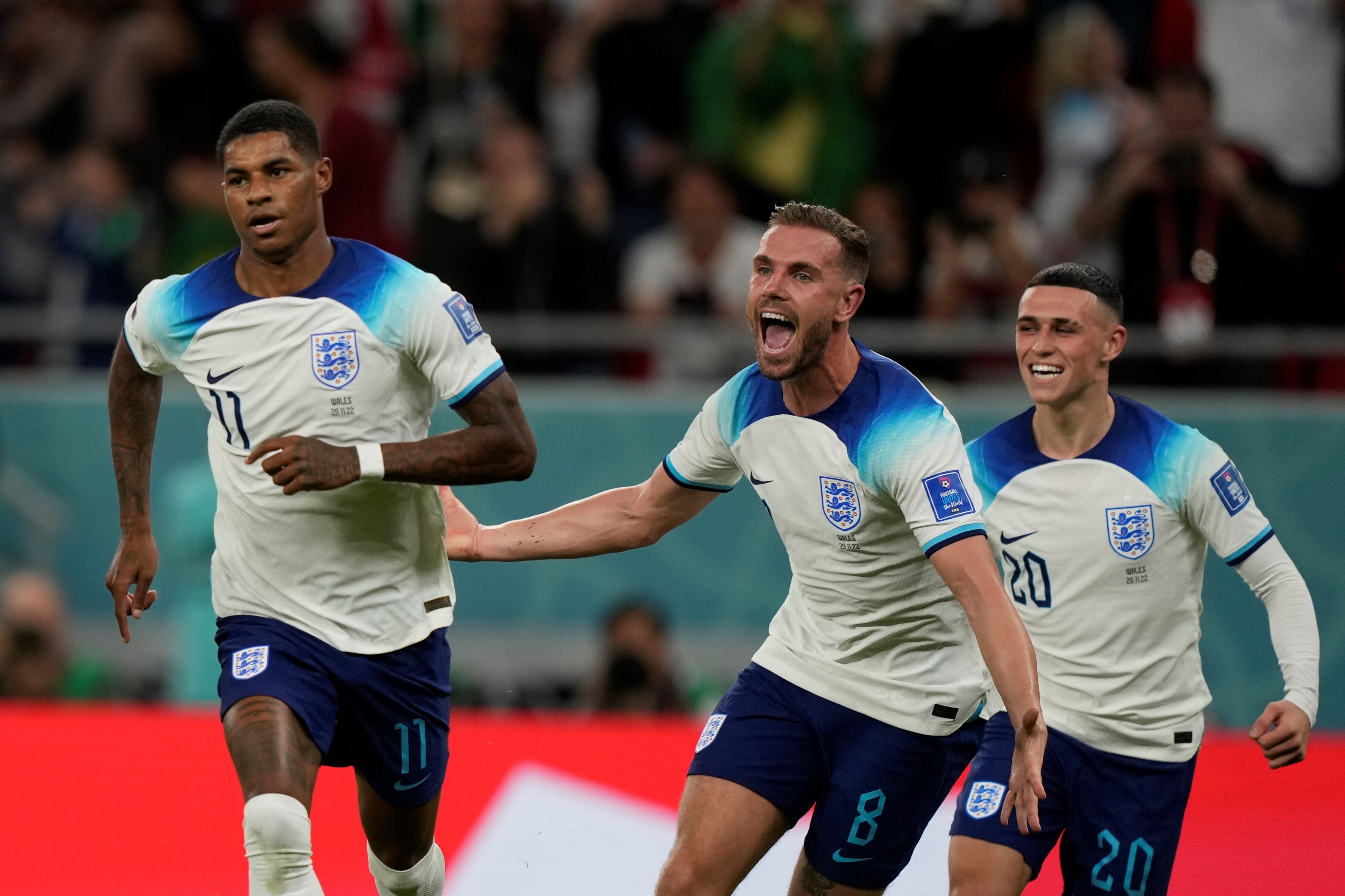 Inglaterra ganó el grupo B y enfrentará a Senegal. (AP)