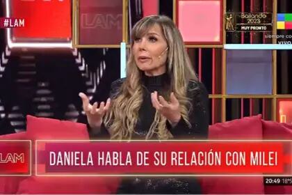 Daniela, la ex de Milei en LAM