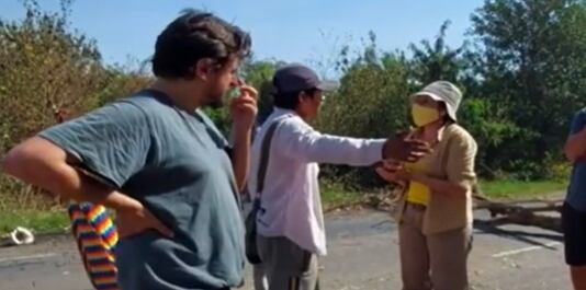 El cruce de Grabois en Salta con una trabajadora que cuestionó sus métodos de protesta.