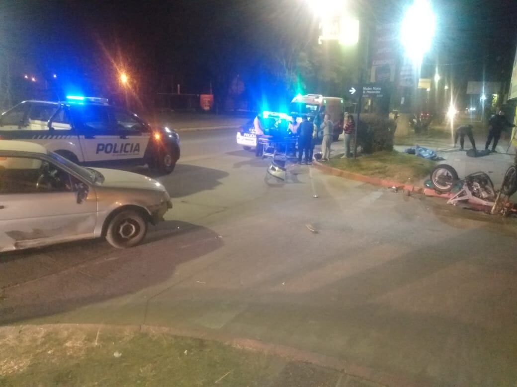 Murió un joven de 18 años, que viajaba como acompañante en una moto.